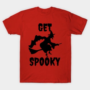Witch Broom, Spooky Halloween Season T-Shirt